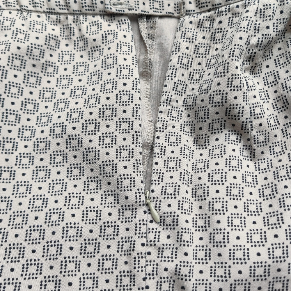 Pendleton Cropped Geometric Print Pants Side Zipp… - image 4